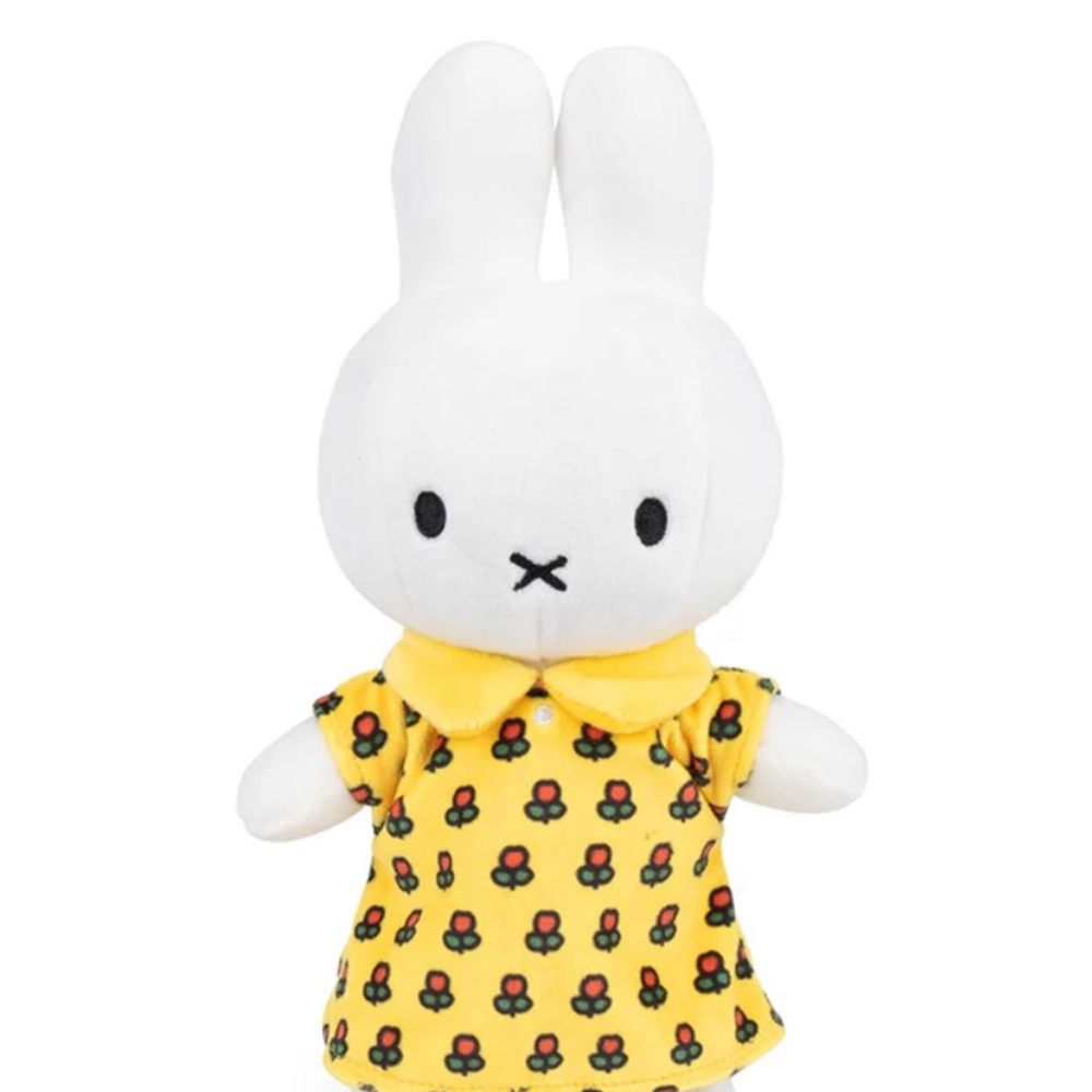 Miffy Plush Toy in Yellow Dress